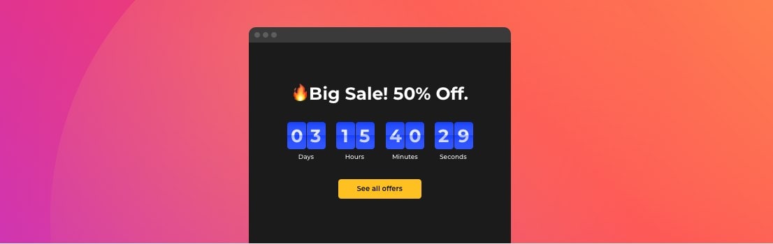 Countdown Timer WIdget - 47 Best WordPress Website Widgets to Make Your Website Feature-Rich - ULTRAdvice-min