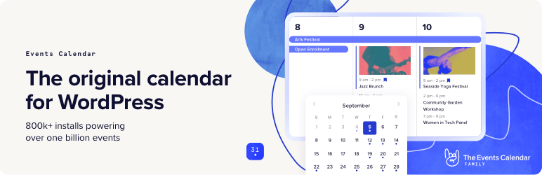 The Events Calendar - 47 Best WordPress Website Widgets to Make Your Website Feature-Rich - ULTRAdvice-min