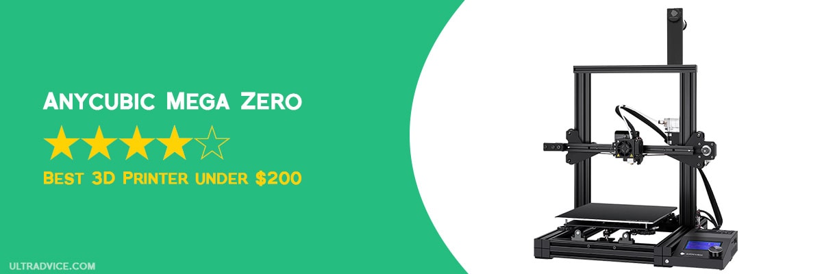 ANYCUBIC Mega Zero 3D Printer - Best 3D Printer under 200 - ULTRAdvice