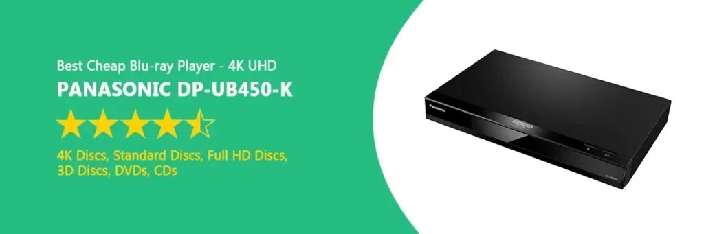 Panasonic DP-UB450-K - Best Cheap Blu-ray Player - ULTRAdvice