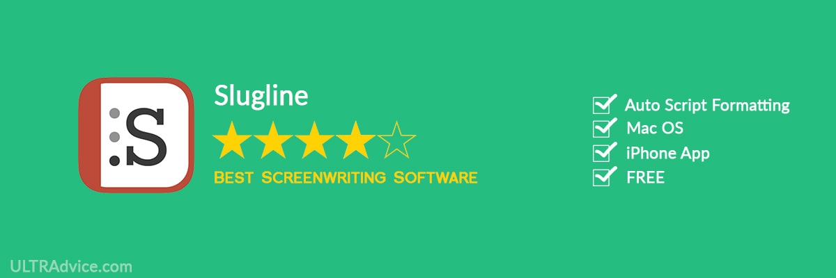 Slugline - Best Scriptwriting Software - ULTRAdvice.com