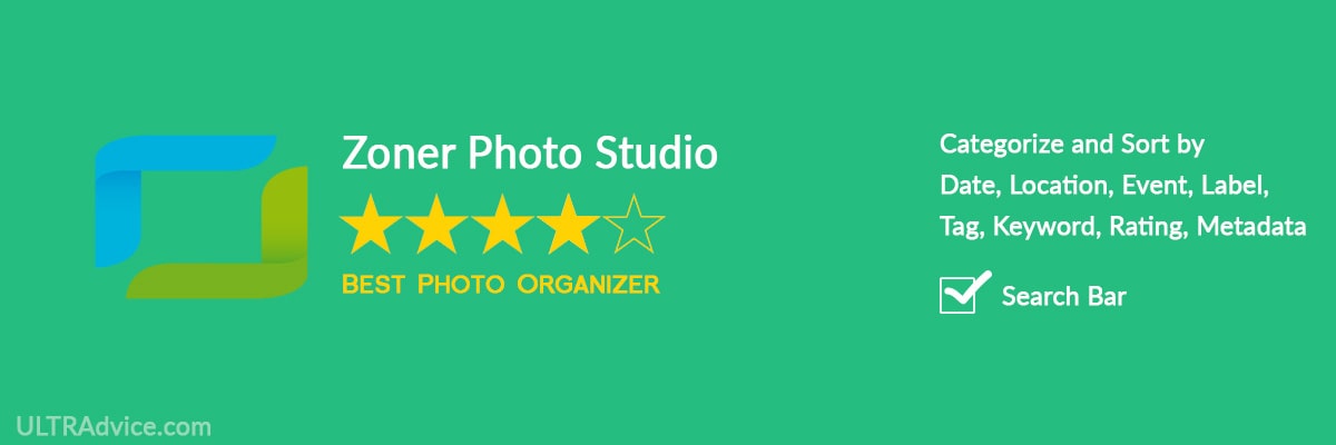 Zoner Photo Studio - Best Photo Organizing Software - ULTRAdvice.com