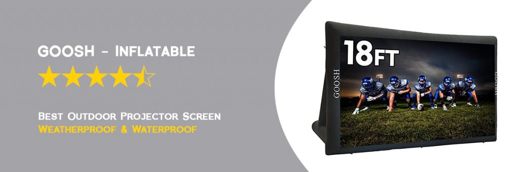GOOSH Inflatable Movie Screen - Best Outdoor Waterproof Projector Screen - ULTRAdvice